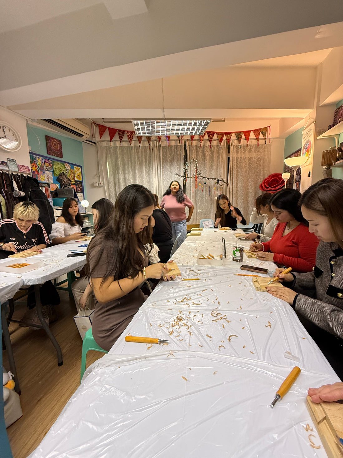 Lessons on Social Connection through Woodworking: Collaboration with HK Creators