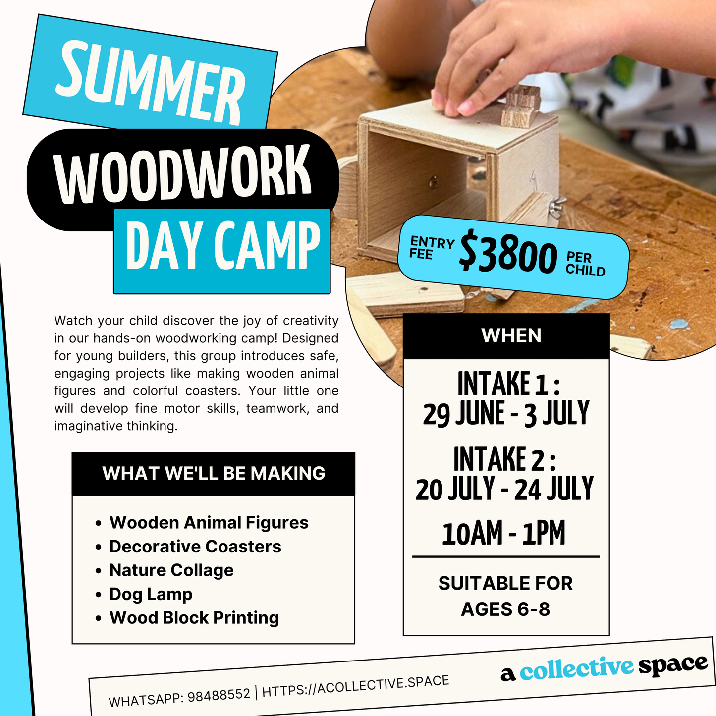 Summer Woodwork Day Camp