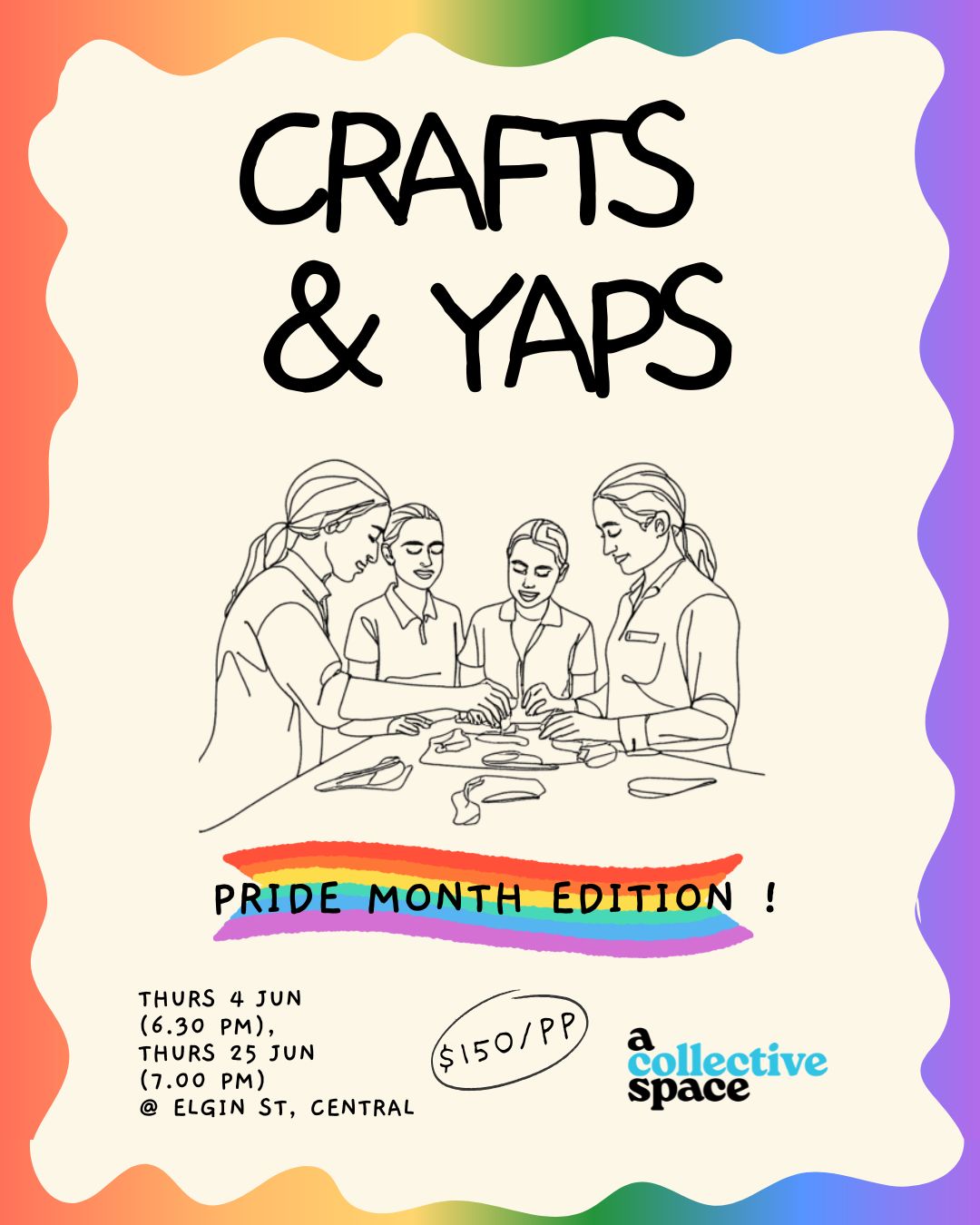 Crafts & Yaps: Pride Month Edition